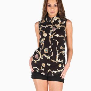 blackmilk ORNATE GOLD BUSINESS TIME SHIRT